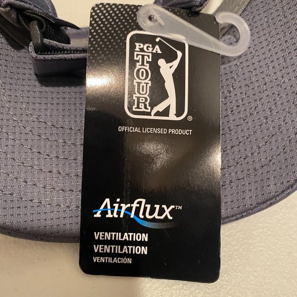 PGA Tour Fairway Mesh Golf Visor - AirFlux Ventilation - Quiet Shade Gray - NWT - Picture 3 of 4